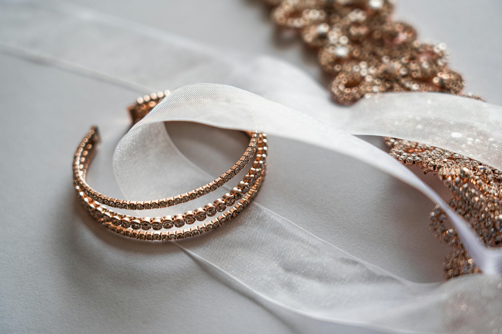 White Cluster Jewelry Craftsmanship